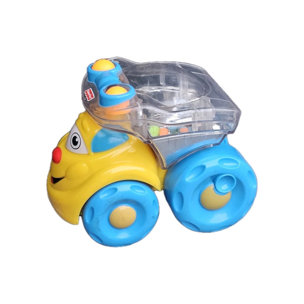 Fisher Price Brilliant Basics Poppity Pop Dump‎ Truck Popping Balls Rattle Toy